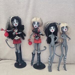 Monster High Meowlody And Purrsephone Dolls